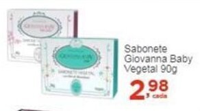 Rossi Supermercado Sabonete Giovanna Baby Vegetal 90g oferta