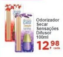 Odorizador Secar Sensações Difusor 100ml