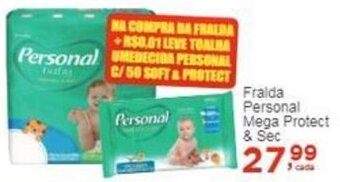 Rossi Supermercado Fralda Personal Mega Protect & Sec oferta