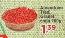 Rossi Supermercado Amendoim Trad Granel cada 100g oferta