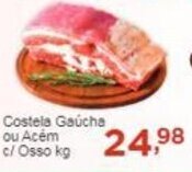 Rossi Supermercado Costela Gaúcha ou Acém c/ Osso kg oferta