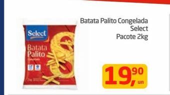 Tenda Atacado Batata palito congelada select pacote 2kg oferta