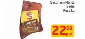 Tenda Atacado Bacon manta sadia kg oferta