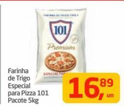 Tenda Atacado Farinha de trigo especial para pizza 101 pacote 5kg oferta