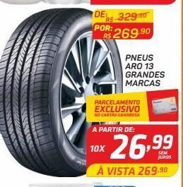 GBarbosa Pneus aro 13 grandes marcas oferta