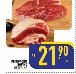 Mercantil Rodrigues Peito/acém bovino kg oferta