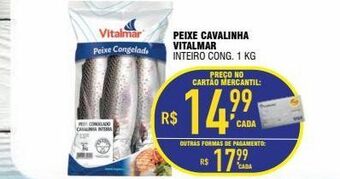 Mercantil Rodrigues Peixe cavalinha vitalmar 1kg oferta