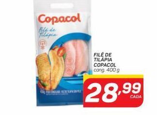 GBarbosa Filé de tilápia copacol cong. 400 g oferta