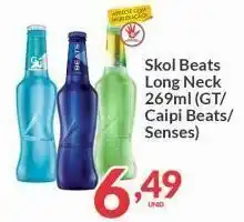 Skol beats long neck 269ml