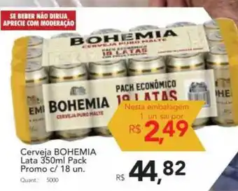 Supermercados Koch Cerveja Bohemia oferta