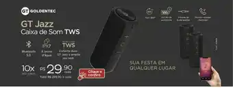 Gt Jazz Caixa De Som Tws