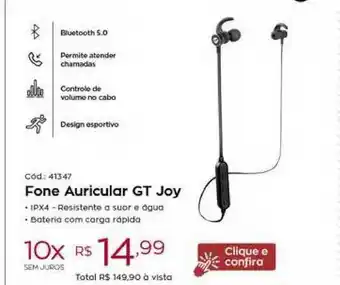 Fone Auricular Gt Joy