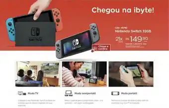 Ibyte Nintendo Switch 32gb oferta