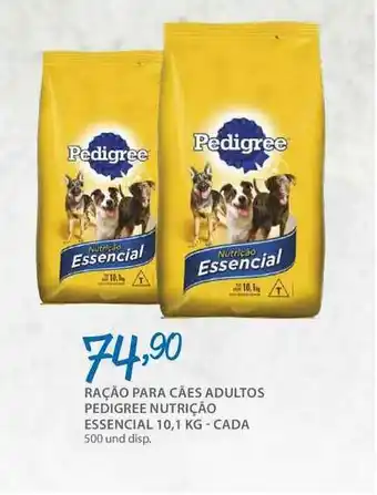 Cooper Ração Para Caes Adultos Pedigree Nutrição Essencial 10.1kg oferta
