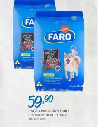 Ração Para Caes Faro Premium 10kg