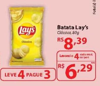 Batata Lay's Clássica, 80g