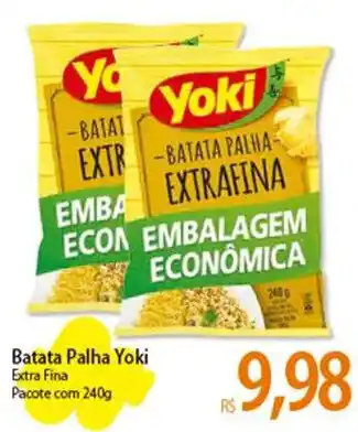 Atacadão Batata Palha Yoki Extra Fina Pacote com 240g oferta