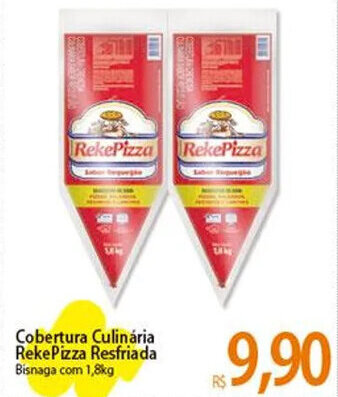 Cobertura Culinária RekePizza Resfriada Bisnaga com 1,8kg