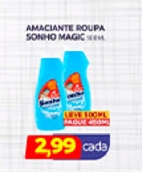 AMACIANTE ROUPA SONHO MAGIC
