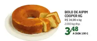 Cooper BOLO DE AIPIM COOPER KG oferta
