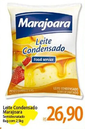 Atacadão Leite Condensado Marajoara Semidesnatado Bag com 2,5kg oferta