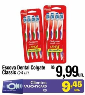 Fort Atacadista Escova Dental Colgate Classic c/4 un oferta