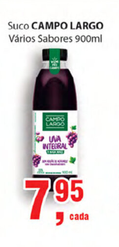 Supermercados Mundial Suco Campo Largo 900ml oferta