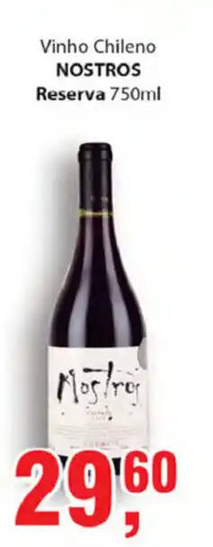 Supermercados Mundial Nostros Reserva 750ml oferta