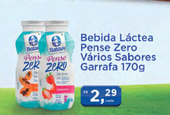 Supermercados Mundial Bebida Lactea Pense Zero varios sabores 170g oferta
