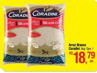 Fort Atacadista Arroz Branco Coradini 5kg Tipo 1 oferta