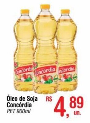 Óleo de Soja Concórdia PET 900ml
