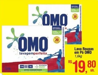 Fort Atacadista Lava Roupas em Pó OMO 1,6kg oferta