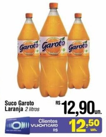 Fort Atacadista Suco Garoto Laranja 2 litros oferta