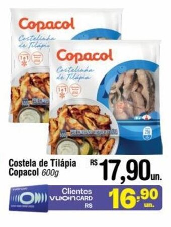 Fort Atacadista Costela de Tilápia Copacol 600g oferta