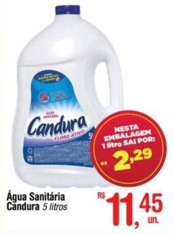 Fort Atacadista Água Sanitária Căndura 5 litros oferta