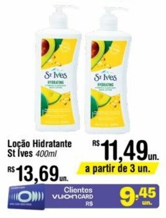 Fort Atacadista Loção Hidratante St Ives 400ml oferta