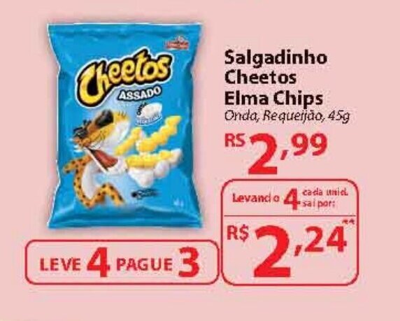 Salgadinho Cheetos Onda Requeijão 45g