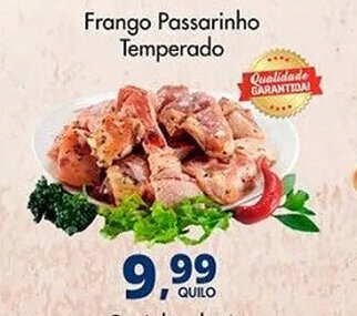 Frango Passarinho Temperado
