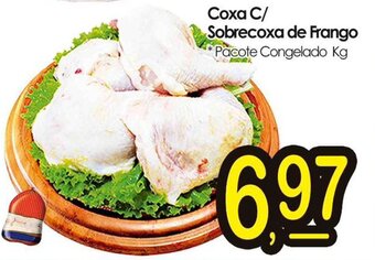 ServBem Coxa C/ Sobrecoxa de Frango Pacote Congelado Kg oferta