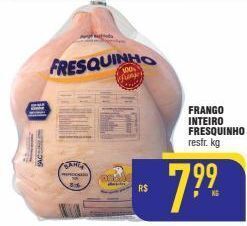 Mercantil Rodrigues Frango inteiro fresquinho kg oferta