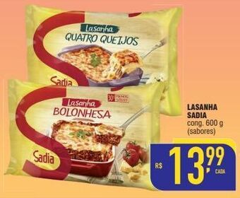 Mercantil Rodrigues Lasanha sadia 600g oferta