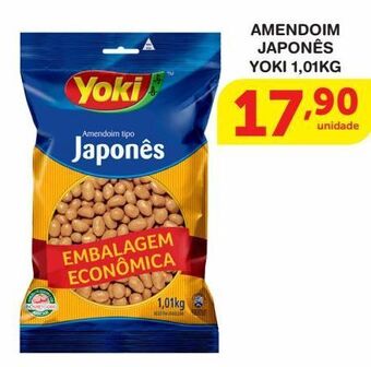 Roldão Amendoim japonês yoki 1,01kg oferta