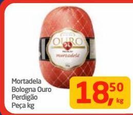 Tenda Atacado Mortadela bologna ouro perdigão peça kg oferta