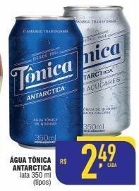 Mercantil Rodrigues Água tônica antarctica 350ml oferta