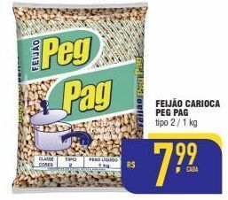 Feijão carioca peg pag kg