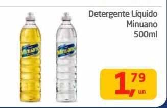 Tenda Atacado Detergente líquido minuano 500ml oferta
