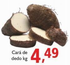 Supermercados ABC Cará de dedo kg oferta