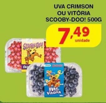 Roldão Uva crimson ou vitória scooby doo! 500g oferta