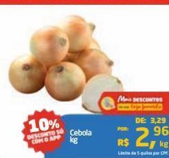 Tenda Atacado Cebola kg oferta