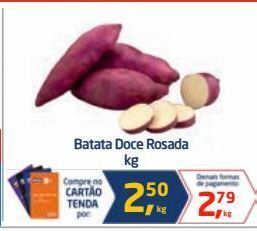 Batata doce rosada kg